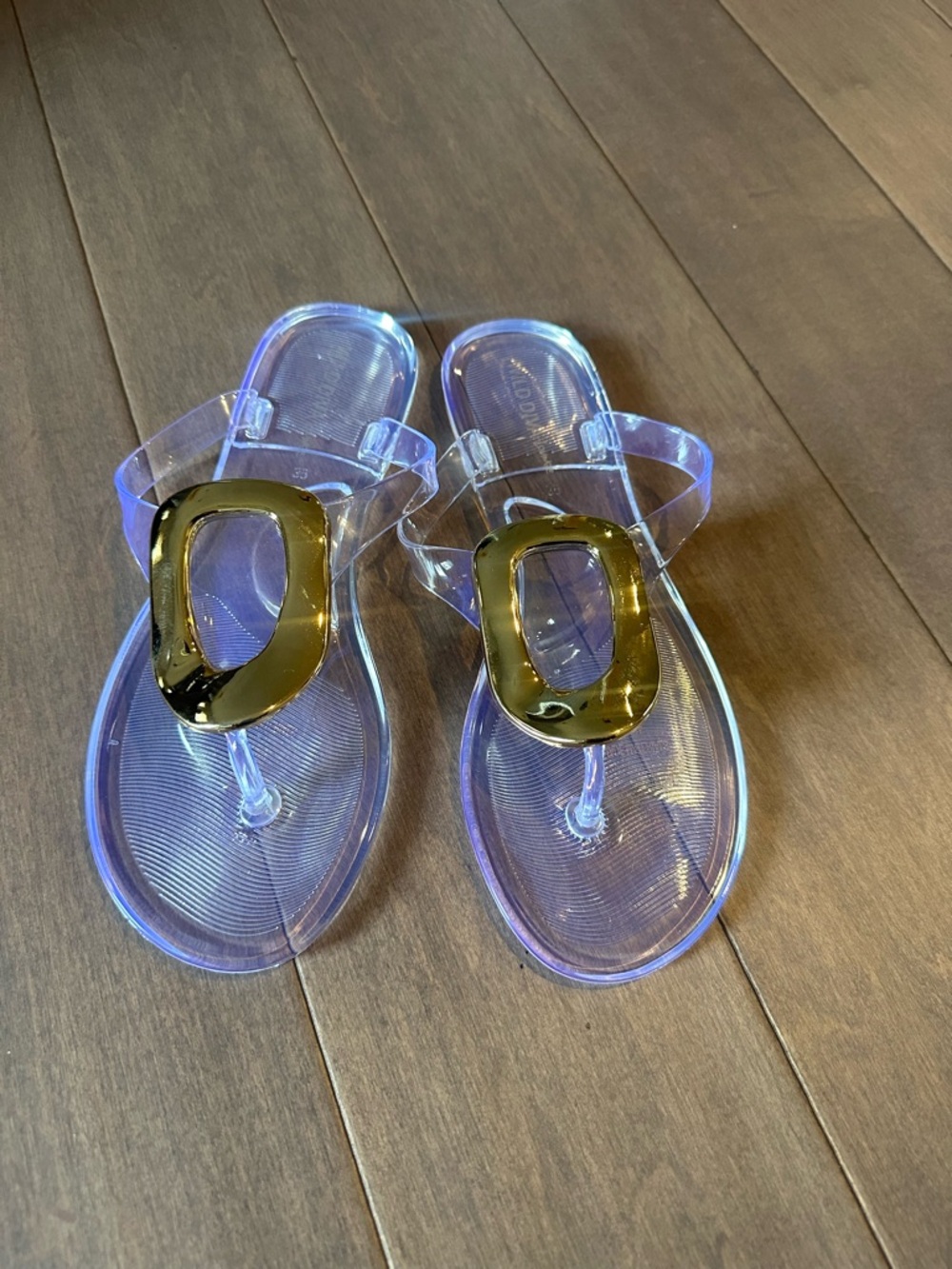 Fashion Nova Thong Jelly Sandals (size 8)